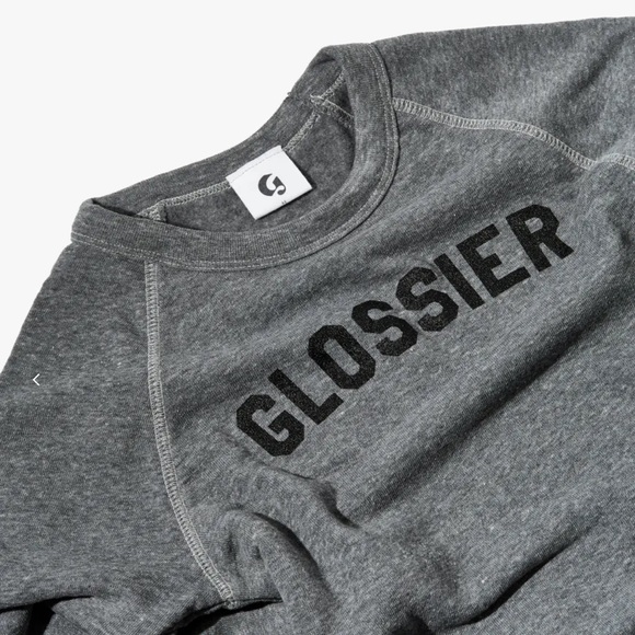 Glossier gray crewneck - Picture 1 of 8